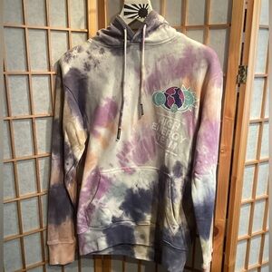Market x UO Exclusive Love The World Tie-Dye Hoodie Sweatshirt Men's Size XS